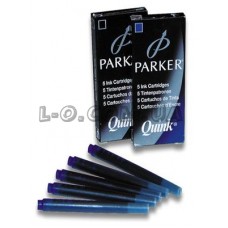 Патроны для перьевых ручек (5шт синие) Parker