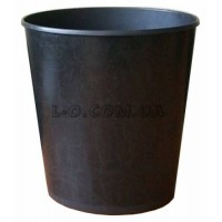 Корзина для бумаг пластмассовая черная KiP