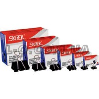 Зажим биндер металлический 15мм Skiper