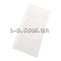 Вкладыш для визитниц PVC на 10 визиток PantaPlast