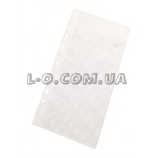 Вкладыш для визитниц PVC на 10 визиток PantaPlast