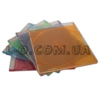 Коробка для CD диска пластиковая цветная Арника