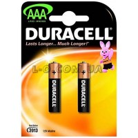 Батарейки 2шт (ААА 1.5V 2400мА/ч) Duracell