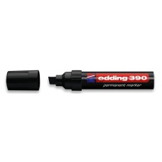 Перманентный маркер ED390В нестираемый черный Edding