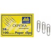 Скрепки канцелярские 28мм 100шт BuroMax