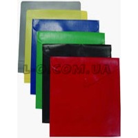Папка-конверт на кнопке А4 синяя красная BuroMax