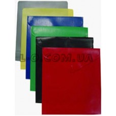 Папка-конверт на кнопке А4 синяя красная BuroMax
