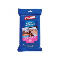 Салфетки Viland для уборки мебили белые 40шт Украина Х