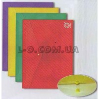Папка-конверт А4 на кнопке из плотного пластика Leitz