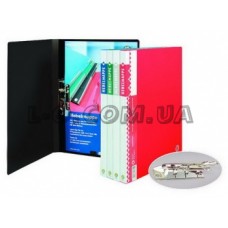 Клипборд-папка А4 с 2-мя зажимами черная Office Point